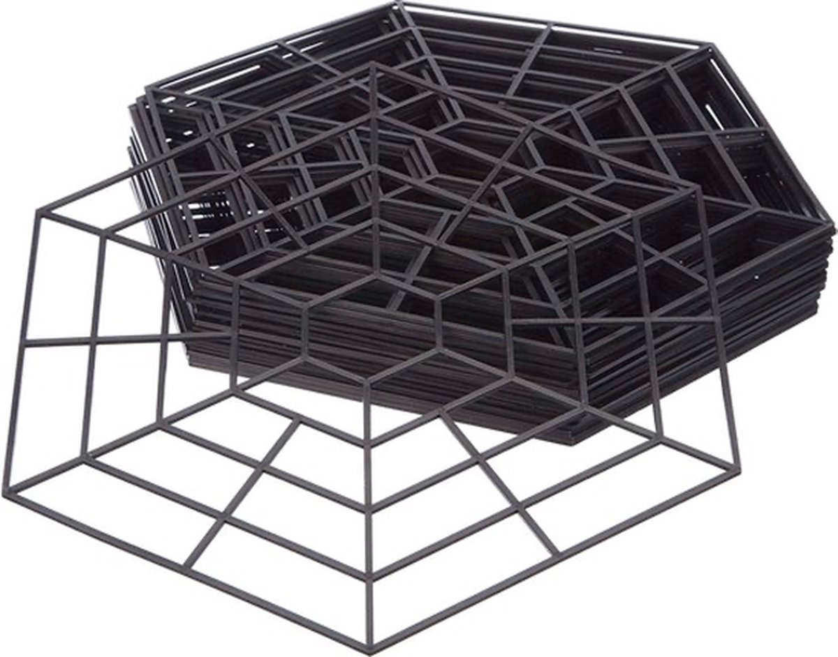 FEDEC Vijverafdekking - Bescherm je vijver - 20 Pack - Zwart