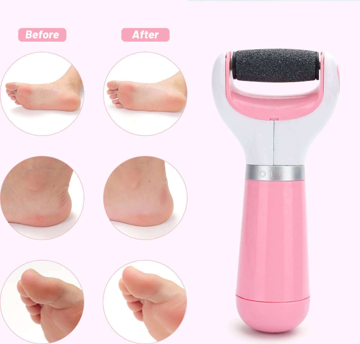 Goedkoopste Elektronische pedi Diamond Voetvijl - Huidverzorging- Eelt verwijderaar -Voetvijl Velvet Smooth.