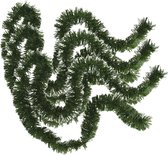 3x stuks kerstboom folie slingers/lametta guirlandes van 180 x 7 cm in de kleur glitter groen
