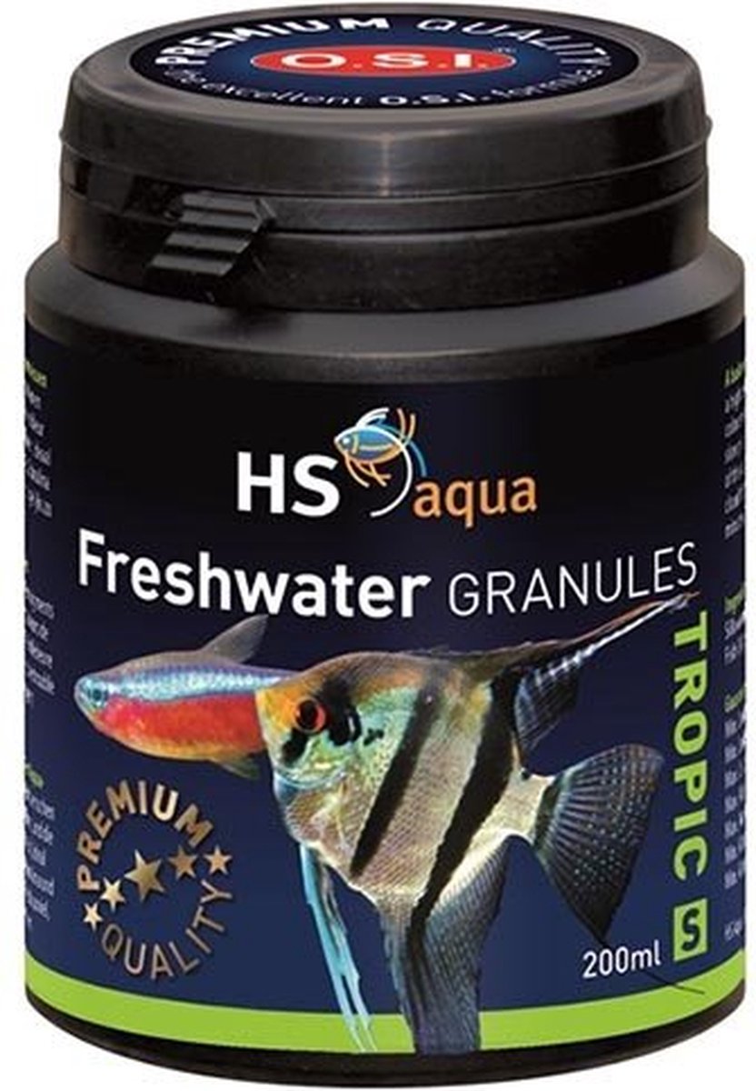 HS Aqua Freshwater Granules S - 200ML - Aquariumvoer