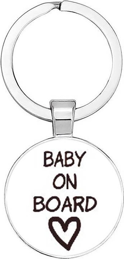 Akyol - baby on board sleutelhanger - baby - cadeautje - sleutelhanger - verrassing - geschenk