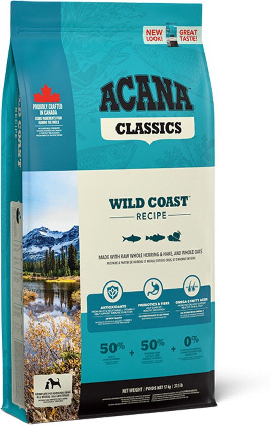 Acana Classics Wild Coast - Hondenvoer Brokken - 14.5 kg