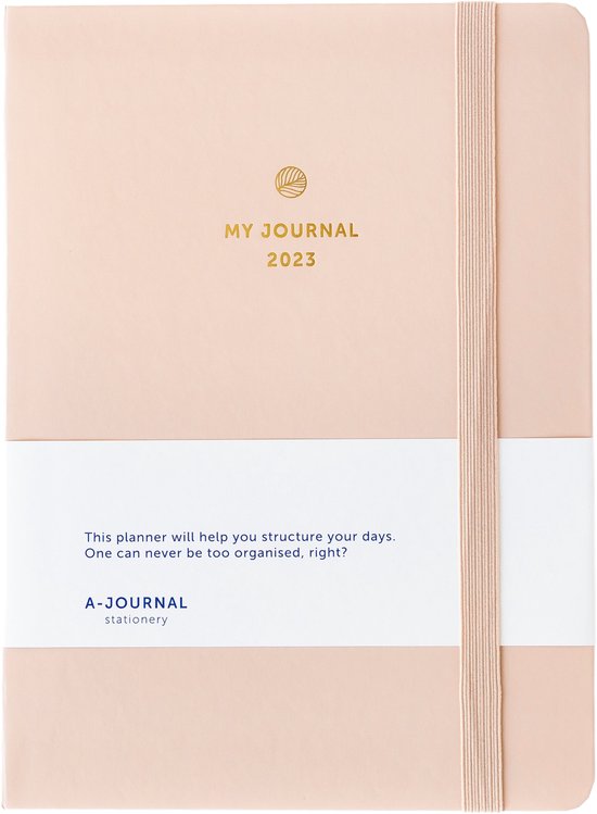 A-journal My Journal Agenda - 2023 - Beige - A5