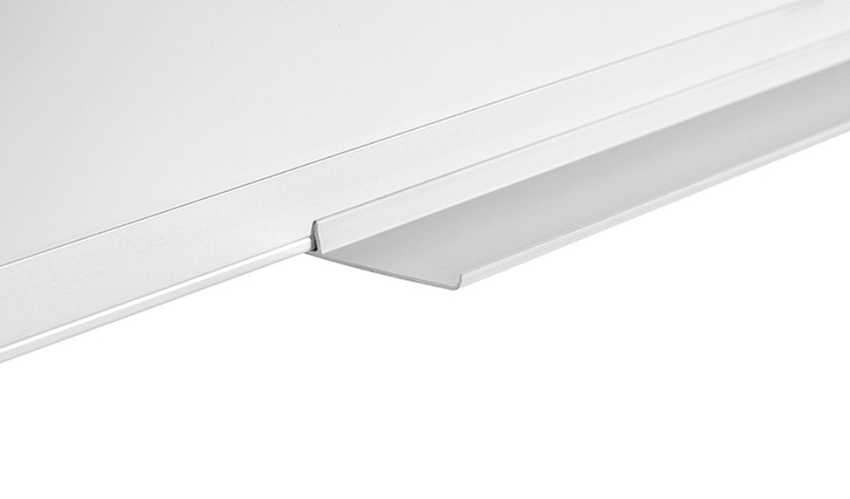 Quantore whiteboard magnetisch - 90x120 cm - Gelakt staal - Met afleggoot thumbnail 2