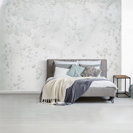 Papier peint photo peint photo vinyle - Petites bulles d'air dans l'eau largeur 295 cm x hauteur 220 cm - Tirage photo sur papier peint (disponible en 7 tailles)