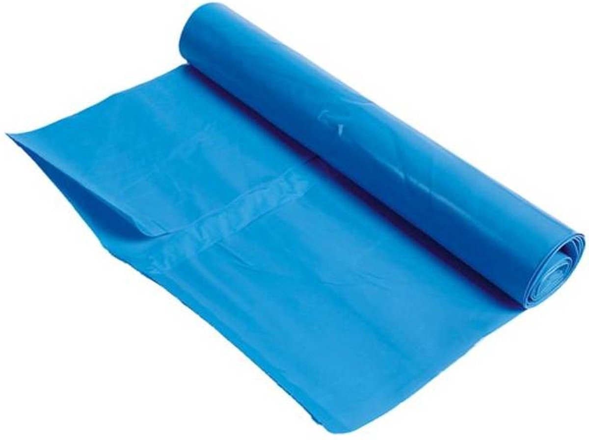 Blauwe vuilniszak | 90 x 110 cm | rol 10 st. | Afvalzak | LDPE | extra stevig