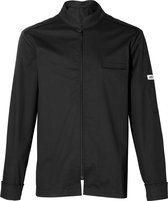 Chefs Fashion - Veste de chef Ritchy - Noir - *STRETCH* - Avec fermeture éclair YKK - XXXXL