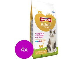 4x Smolke Kattenvoer Adult Vis 2 kg