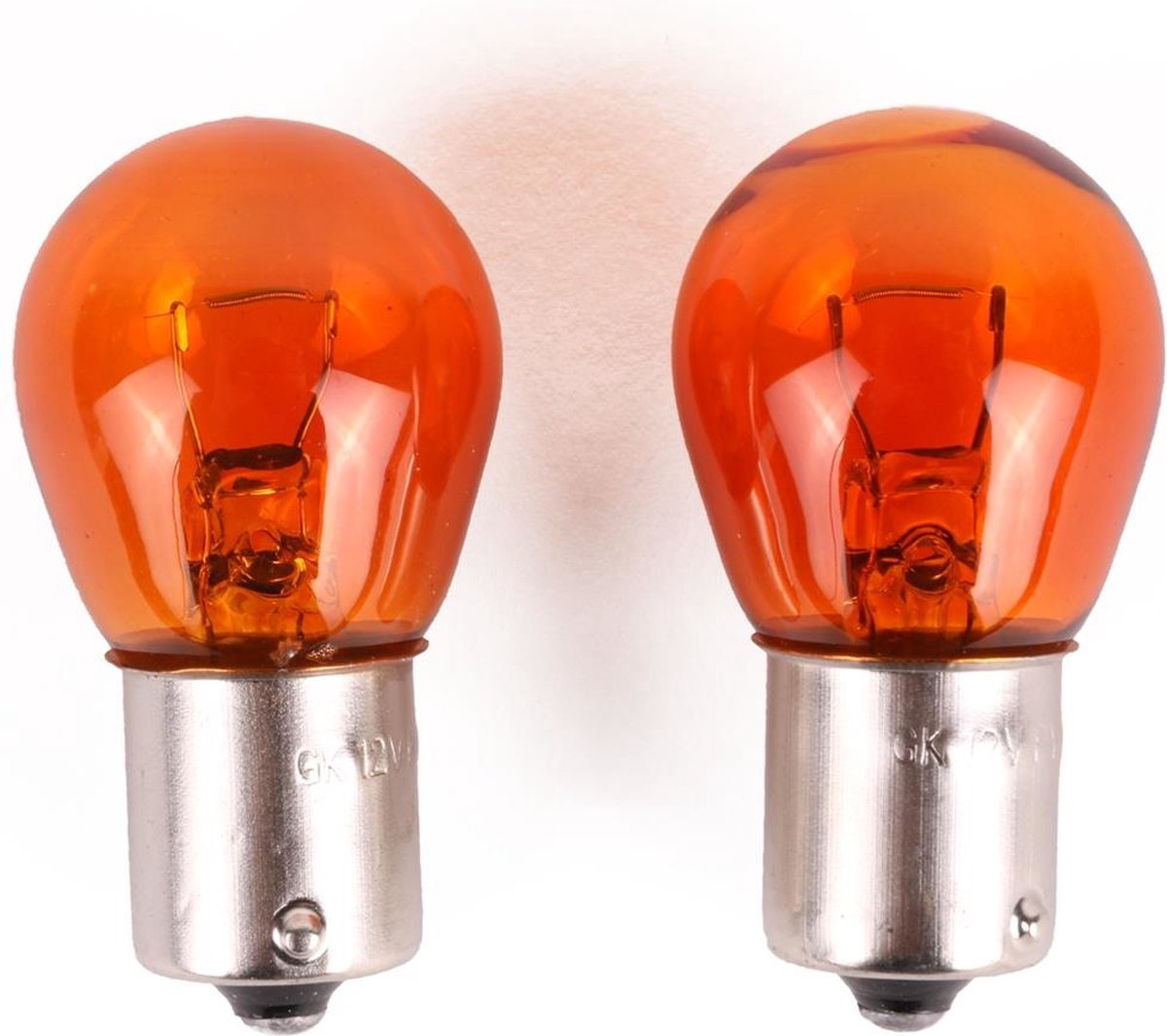 Benson Knipperlicht - Autolamp 12 Volt - 21 Watt - BAU15S - Oranje - 2 stuks