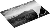 Chefcare Inductie Beschermer Bergen met Mist in Thailand - Zwart Wit - 81,6x52,7 cm - Afdekplaat Inductie - Kookplaat Beschermer - Inductie Mat