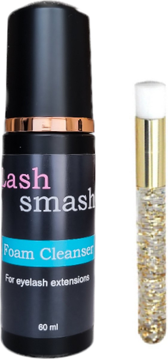Lash Foam cleanser 60ml, geen parabenen, mild, luxe verpakking