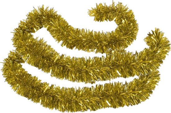 verlies munitie baden 2x stuks kerstboom folie slingers/lametta guirlandes van 180 x 12 cm in de  kleur... | bol.com