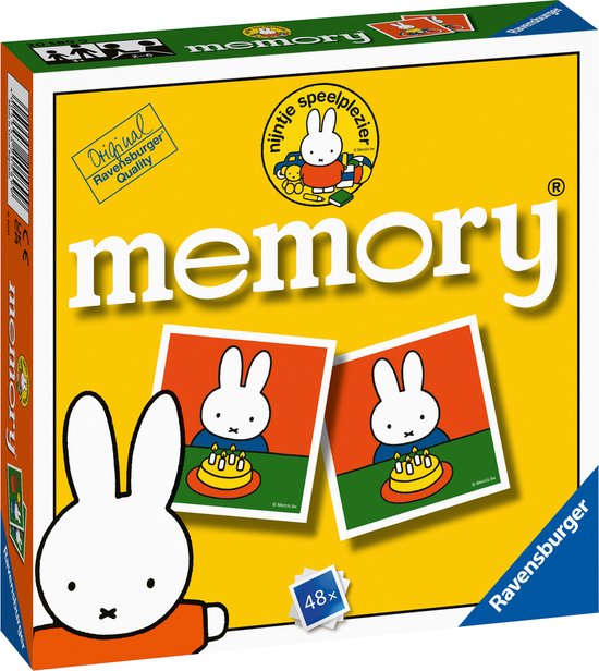 Ravensburger memory® 65 Jaar Nijntje Mini - Kaartspel - memory