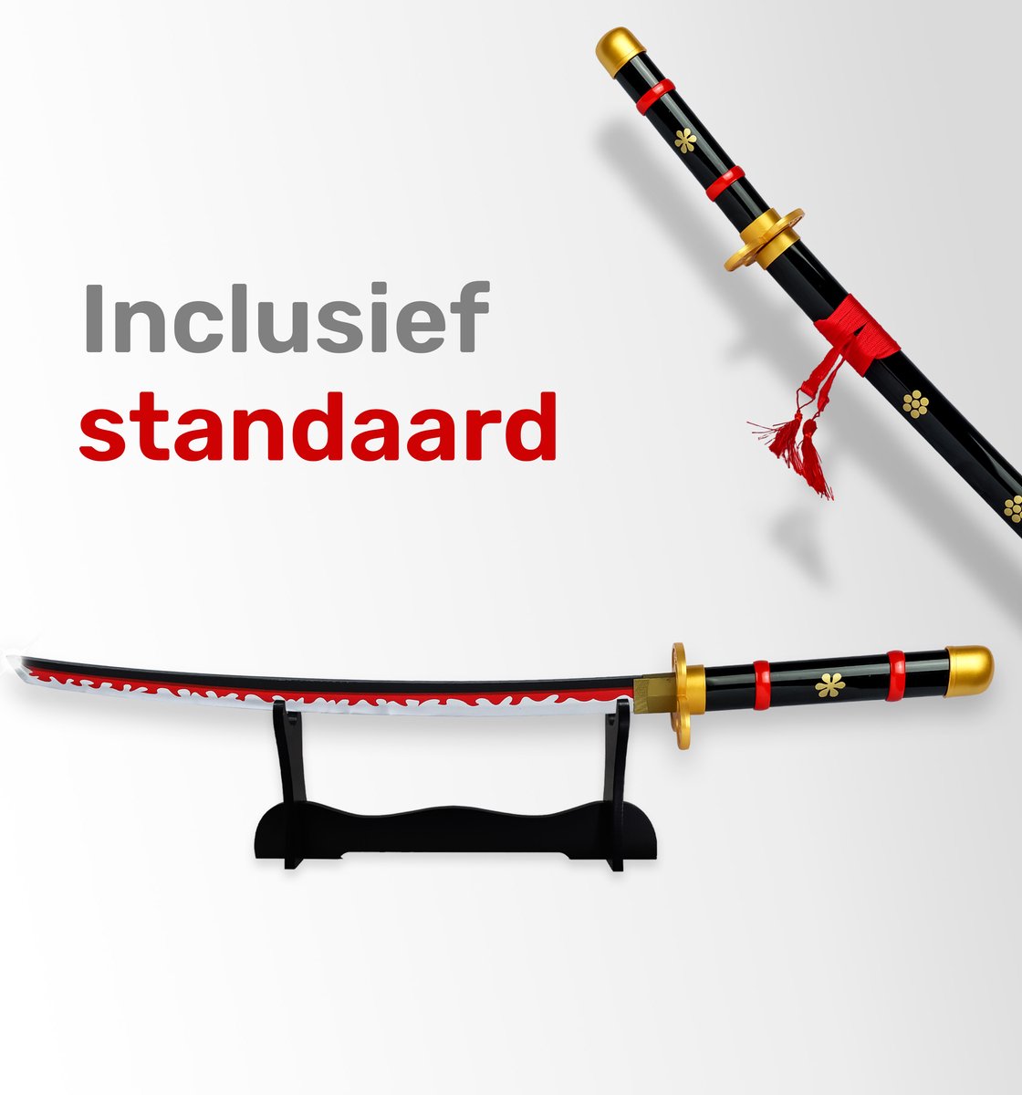 LBB Katana One Piece 75cm Katana zwaard Bamboe Inclusief