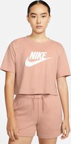Nike Sportswear Tee Essentialential Crp Icn Ftra Dames T-Shirt - Maat XL