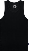 Claesen's® - Jongens Hemd Zwart - Black - 5% Lycra - 95% Katoen
