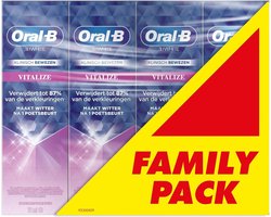 Oral-B 3D White Tandpasta - - 4 x 75 ml