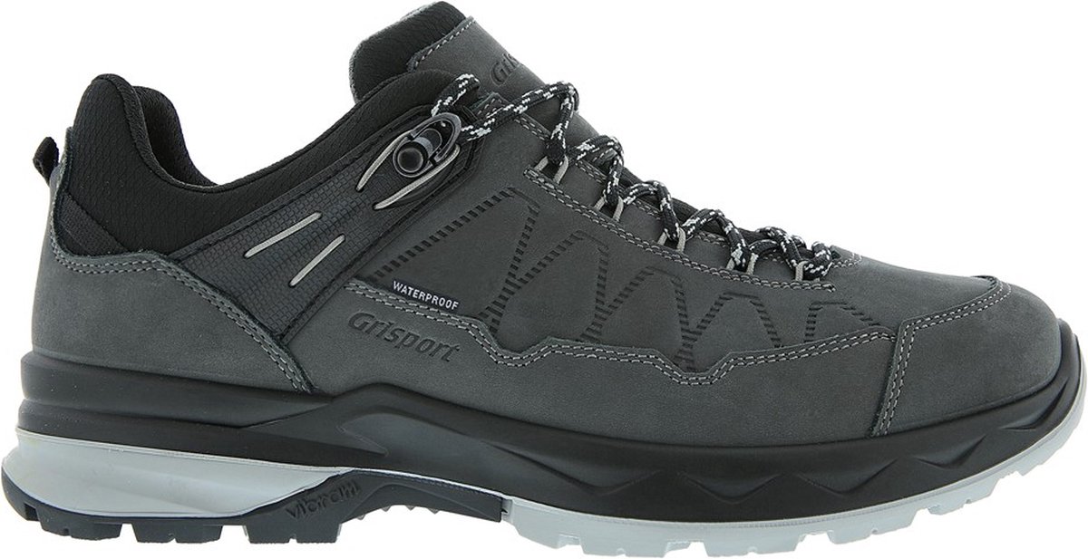 Grisport Gri Tampa Low Wandelschoen Heren Laag Antracite Antraciet