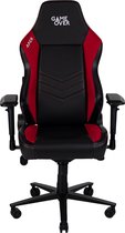 Gameover Apex Gaming Chair Voor Volwassenen - 4D verstelbare armleuningen en hoogte - Best Gaming Chair - lendensteun (Rood)