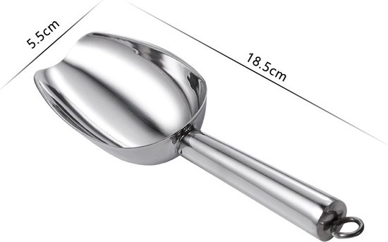 Acxilexy Roestvrijstalen koekjeslepel, cupcakeschep met trekker 5 cm