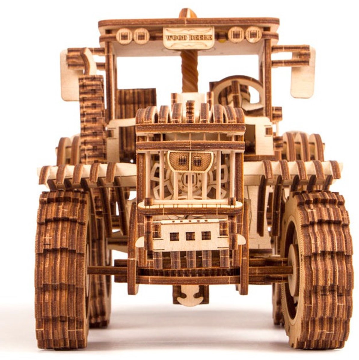 Wood Trick – Modelbouw 3D houten puzzel – Tractor (WDTK006) – 401 stuks - Geen lijm noch verf nodig! — afbeelding 20