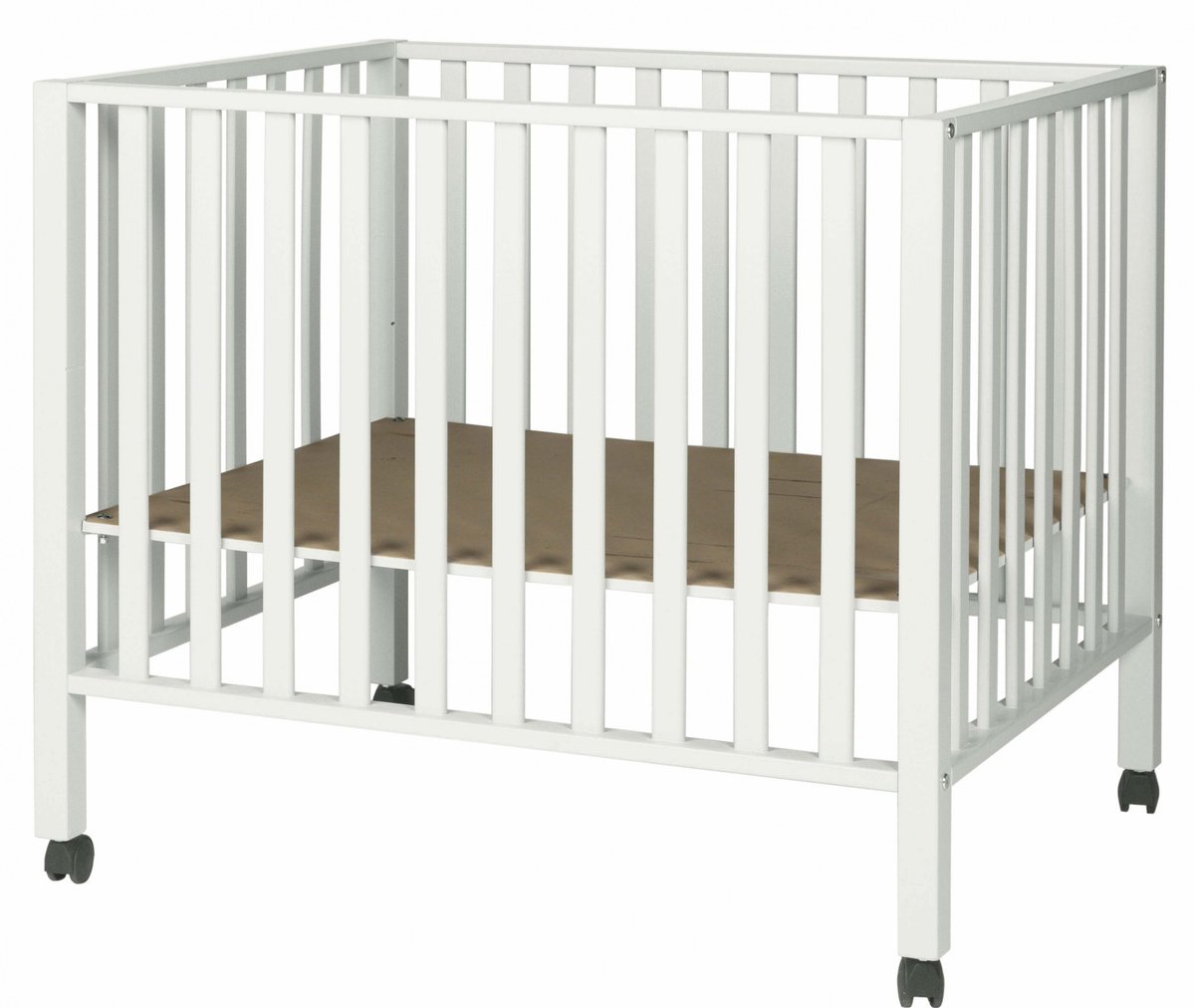 Pericles Babybox Amy Met Wielen 98 X 78 Cm Wit