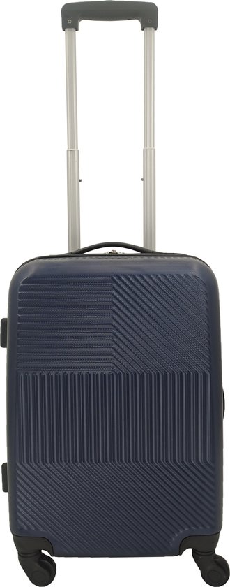 voorzetsel Lyrisch rand SB Travelbags Handbagage koffer 55cm 4 wielen trolley - Blauw | bol.com
