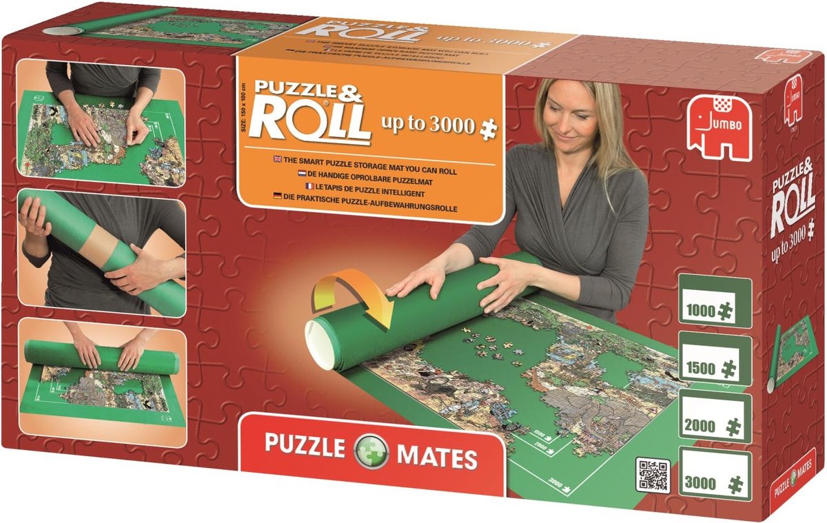 Jumbo Puzzle & Roll Puzzelrol 1000 tot 3000 Stukjes - Puzzelmat
