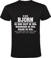 Bjorn Heren t-shirt | verjaardagkado | verjaardag kado | grappig | jarig | cadeau | Zwart
