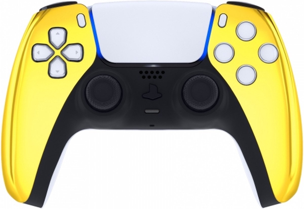 PS5 Draadloze Dualsense Controller – Chrome Gold Custom