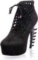 Escarpins gothiques Ocultica à talons hauts noirs EU39