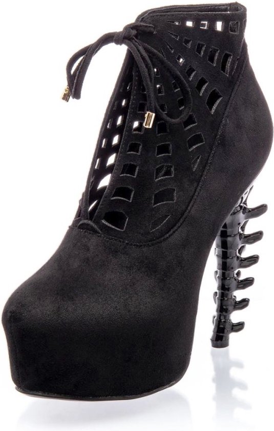 Escarpins gothiques Ocultica à talons hauts noirs EU39