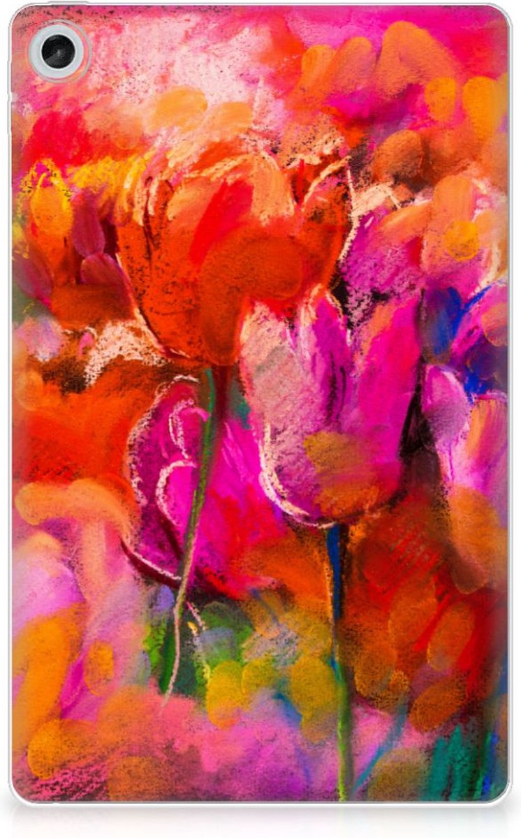 Tablethoes Lenovo Tab M10 Plus (3e generatie) Tulips