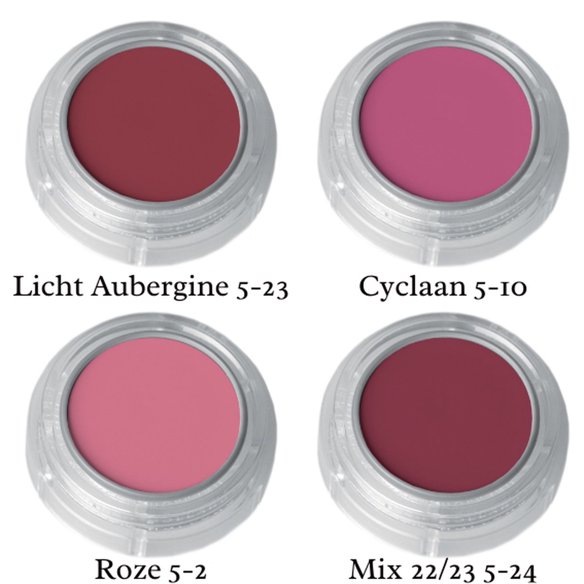 Grimas - Lipstick - Pure - Palette - A4 - Nr 4 - I Don’t Pink so