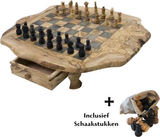 Afbeelding van het spel Schaakbord met Laden, met Schaakstukken