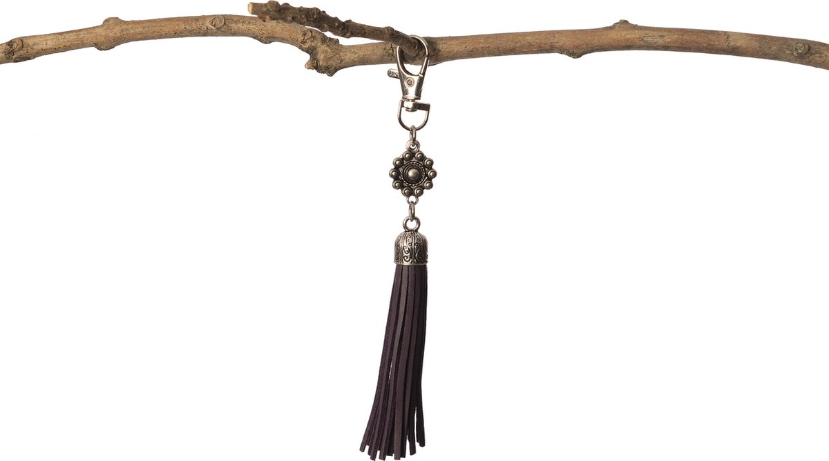 Tassenhanger Zeeuwse Knoop donkerpaars