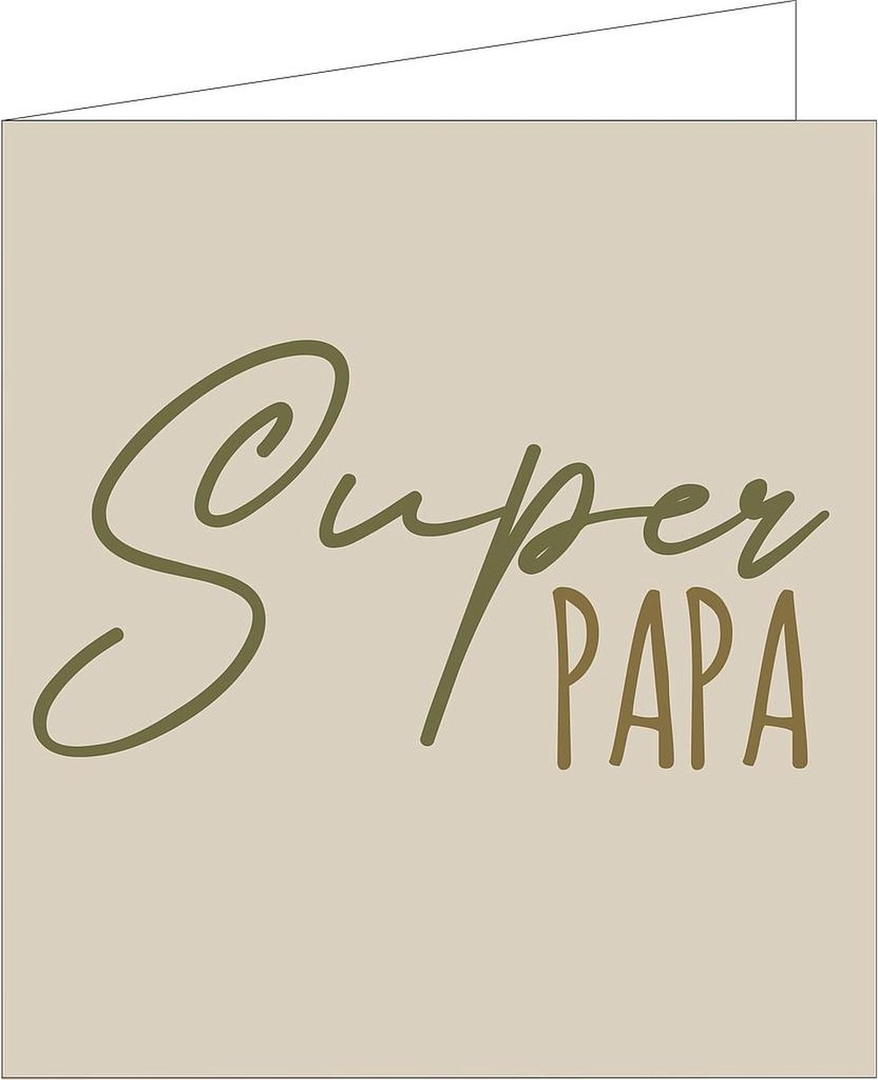 Mailbox - wenskaart special occasions 2025 - super papa