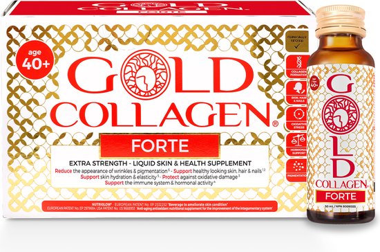 Thuisland staking Desillusie Gold Collagen Forte 40+ (10 flesjes x 50ml) | bol.com