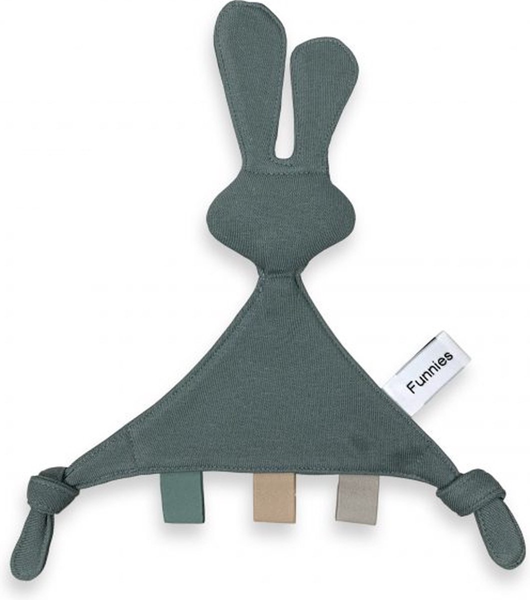 Funnies Snoes speendoek 28cm grey-blue Funnies Snoes speendoek 28cm grey-blue