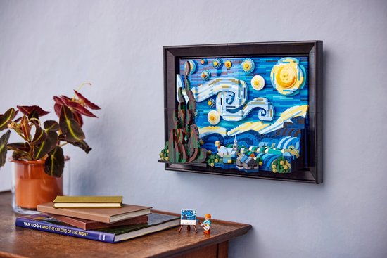LEGO Ideas Vincent van Gogh - De sterrennacht Decoratie Set voor Volwassenen - 21333