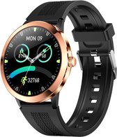 ANPRA P1 Pro Smartwatch - Goud - Dames - Heren - Elegante smartwatch - Activity tracker - Stappenteller - Bloeddrukmeter - Hartslagmeter - Slaapmonitor -Notificaties - Android - IOS - Waterdicht