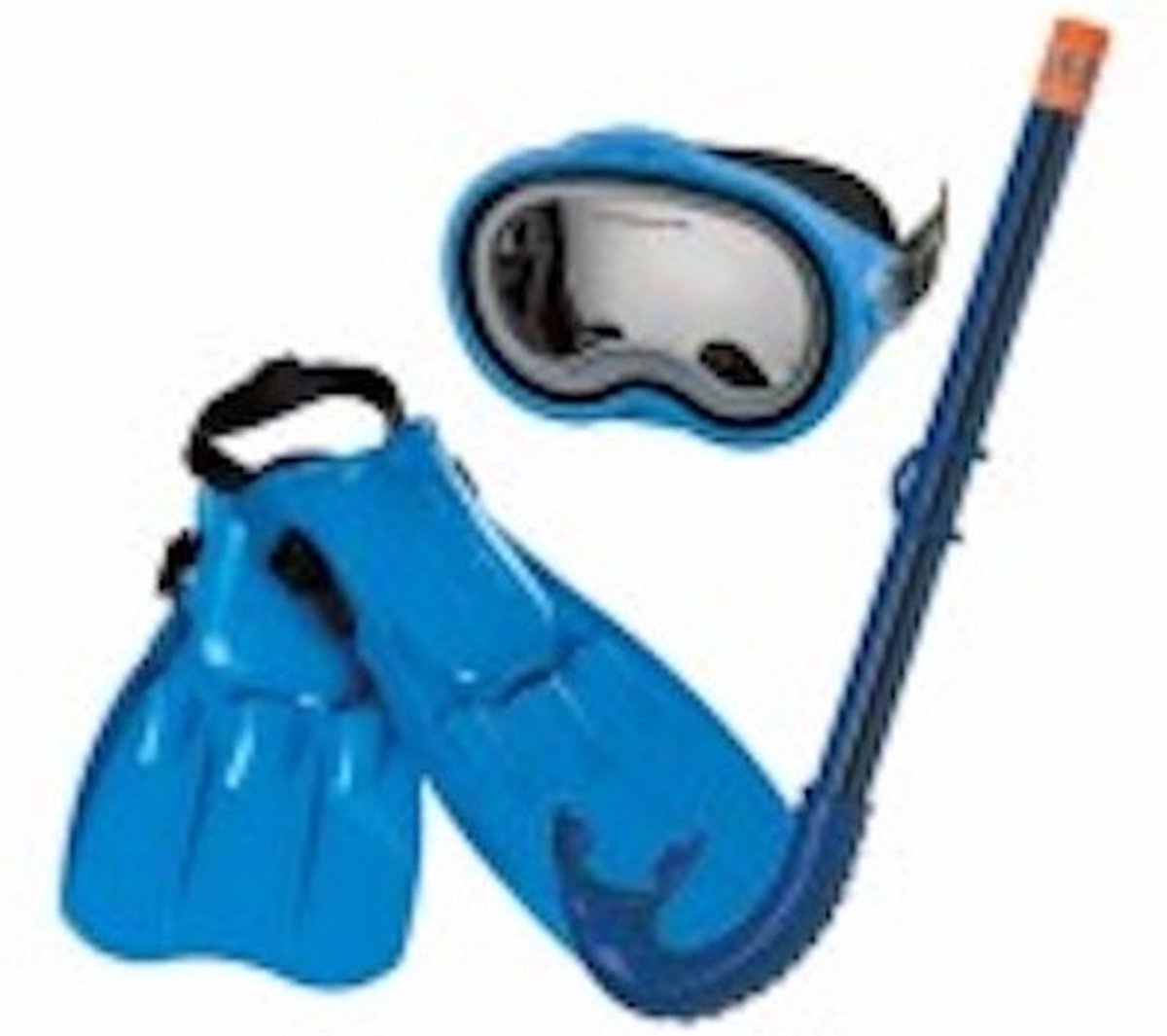 Intex Master Class Snorkelset 4delig Blauw Snorkelset Flippers