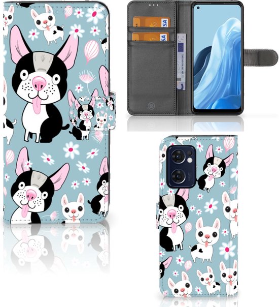 Etui à rabat OPPO Find X5 Lite | Cadeau de coque de téléphone Reno 7 5G pour petits-fils