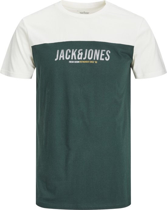 JACK & JONES JJEDAN BLOCKING TEE SS O-NECK NOOS Heren T-shirt - Maat L