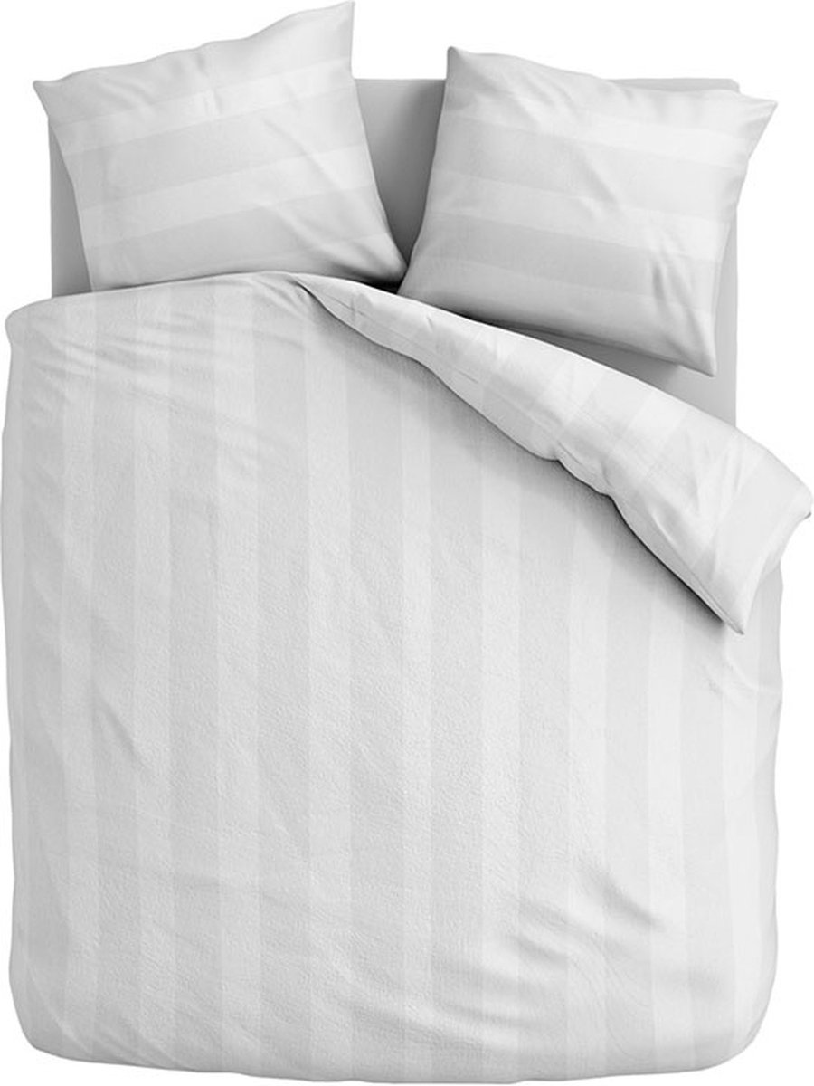 Zydante Dekbedovertrek - Hotel Home Collection - Zacht en Soepel Dekbedhoes – Microlinnen – Hotel Look – Luxe Beddengoed – Chelsea - Wit / 240x200