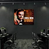 Luxe Plexiglas Schilderij Wolf of Wall Street | 100x150 | Woonkamer | Slaapkamer | Kantoor | Muziek | Design | Art | Modern | ** 5MM DIK**