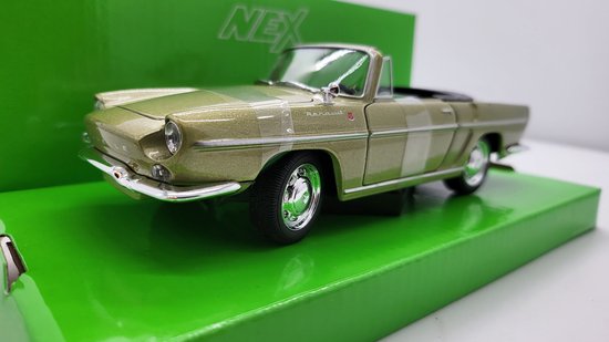 Renault Caravelle 1958 Cabriolet Vert Metallise Welly 1 24 Bol Com