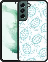 Galaxy S22+ Hardcase hoesje Schildpadjes - Designed by Cazy