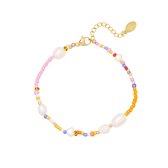 Armband -Colourful beads  -pearls