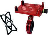 GrandPitstop motor- / fiets telefoonhouder - navigatiehouder - Claw rood